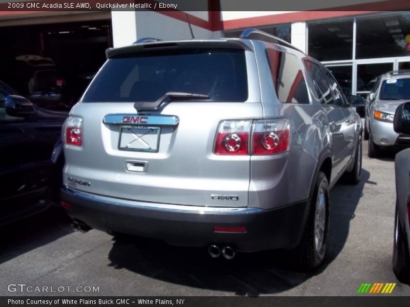 Quicksilver Metallic / Ebony 2009 GMC Acadia SLE AWD