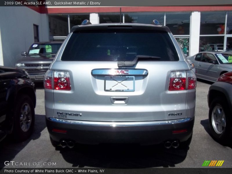 Quicksilver Metallic / Ebony 2009 GMC Acadia SLE AWD