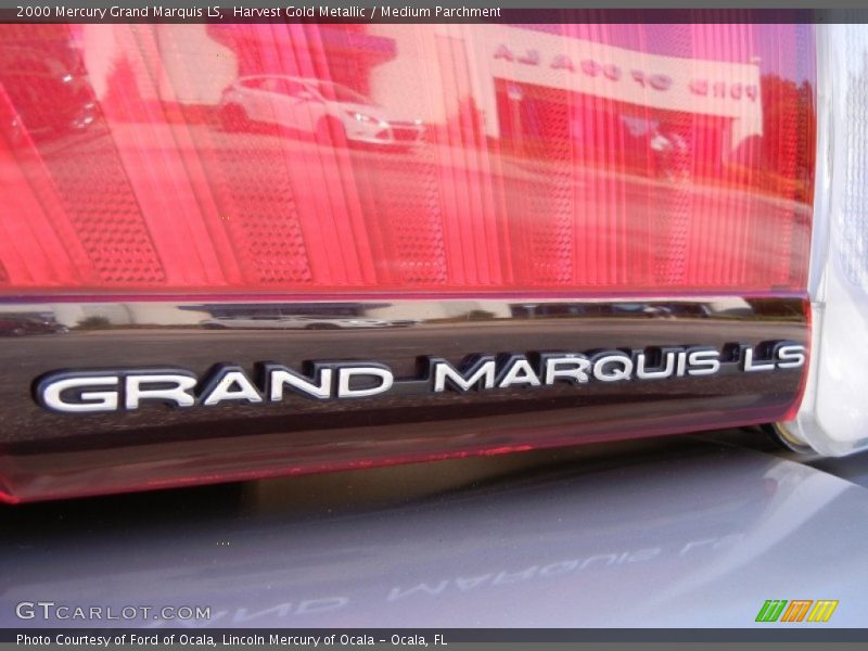 Harvest Gold Metallic / Medium Parchment 2000 Mercury Grand Marquis LS