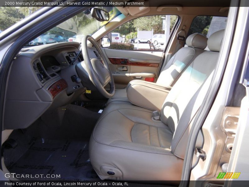 Harvest Gold Metallic / Medium Parchment 2000 Mercury Grand Marquis LS