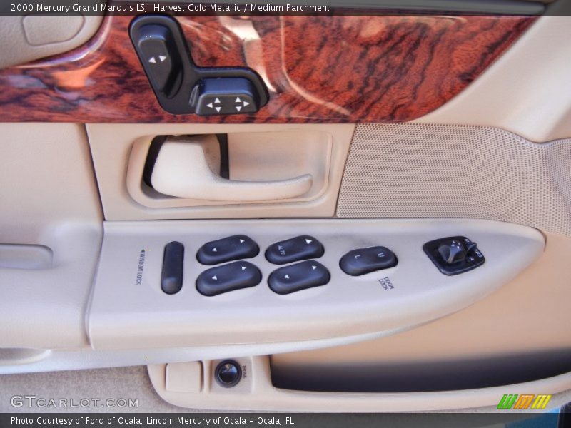 Harvest Gold Metallic / Medium Parchment 2000 Mercury Grand Marquis LS