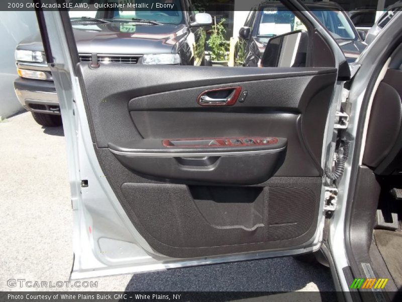 Quicksilver Metallic / Ebony 2009 GMC Acadia SLE AWD