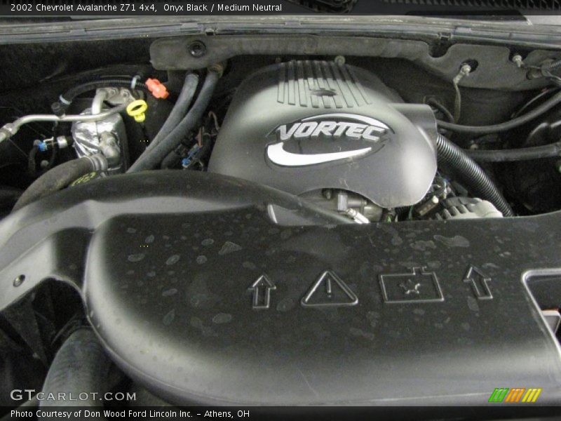 Onyx Black / Medium Neutral 2002 Chevrolet Avalanche Z71 4x4