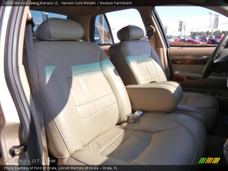Harvest Gold Metallic / Medium Parchment 2000 Mercury Grand Marquis LS