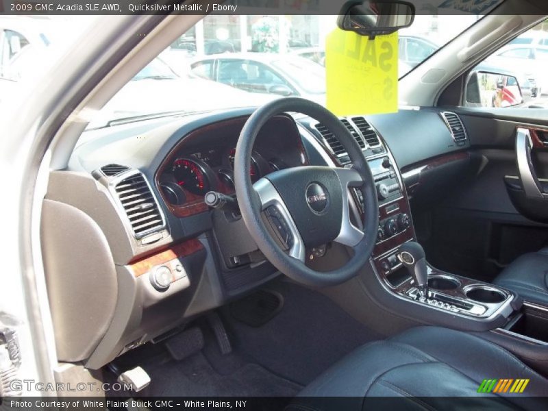 Quicksilver Metallic / Ebony 2009 GMC Acadia SLE AWD
