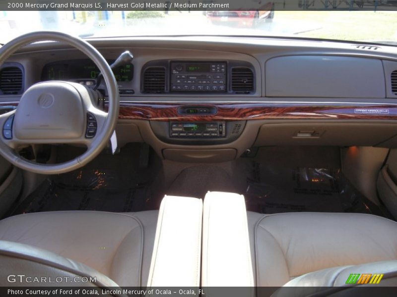 Harvest Gold Metallic / Medium Parchment 2000 Mercury Grand Marquis LS