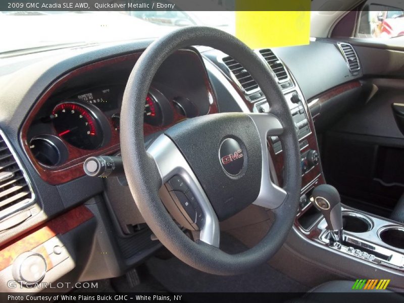 Quicksilver Metallic / Ebony 2009 GMC Acadia SLE AWD