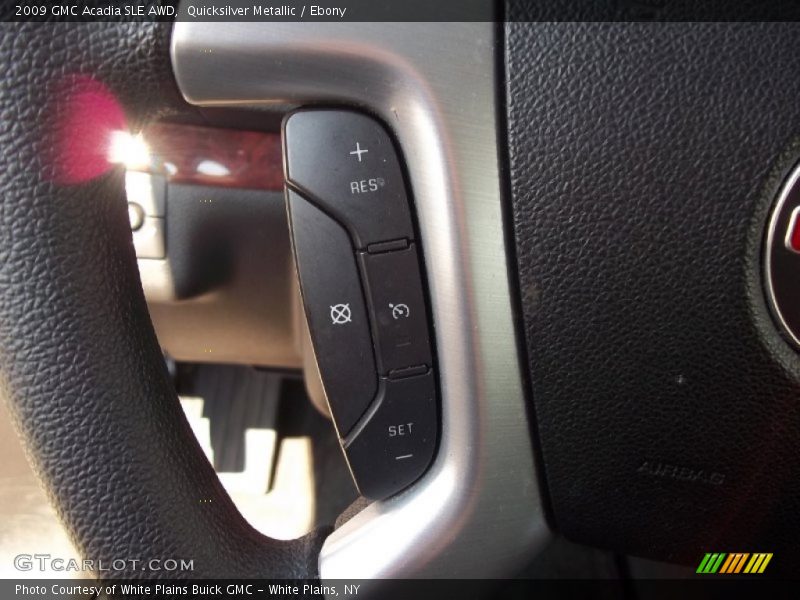 Quicksilver Metallic / Ebony 2009 GMC Acadia SLE AWD