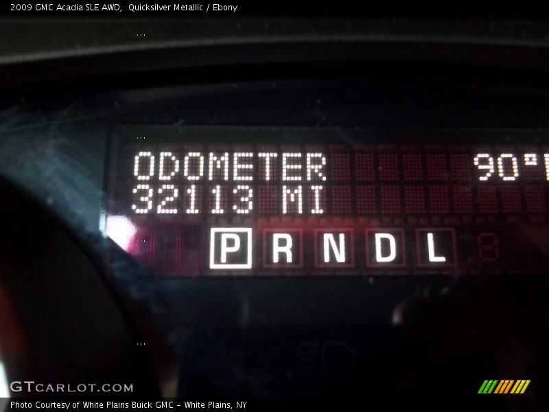 Quicksilver Metallic / Ebony 2009 GMC Acadia SLE AWD