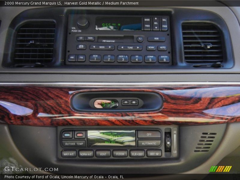 Harvest Gold Metallic / Medium Parchment 2000 Mercury Grand Marquis LS