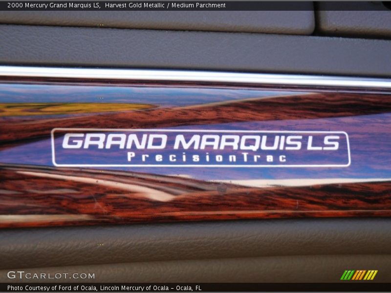 Harvest Gold Metallic / Medium Parchment 2000 Mercury Grand Marquis LS