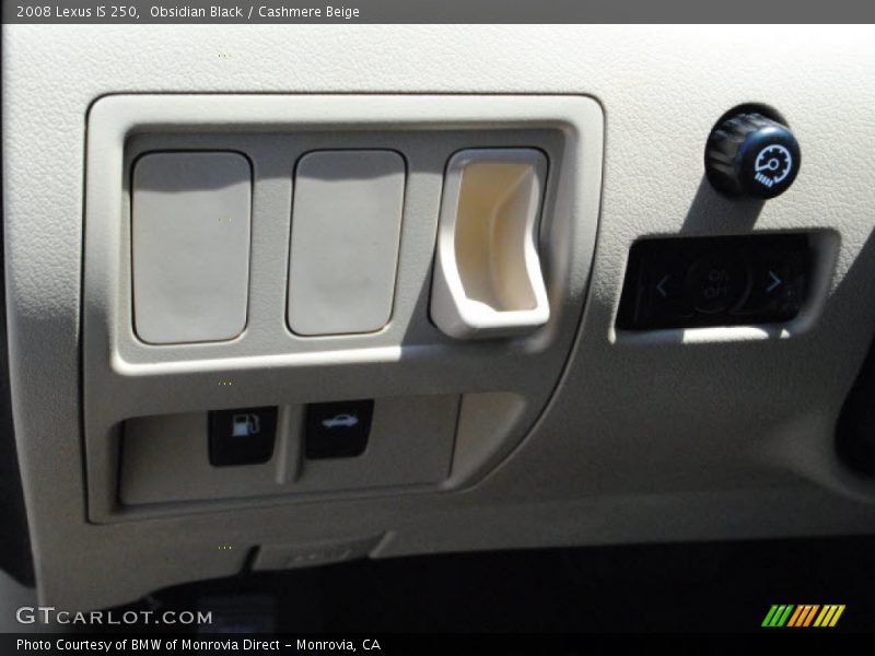 Obsidian Black / Cashmere Beige 2008 Lexus IS 250