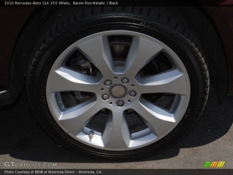 Barolo Red Metallic / Black 2010 Mercedes-Benz GLK 350 4Matic