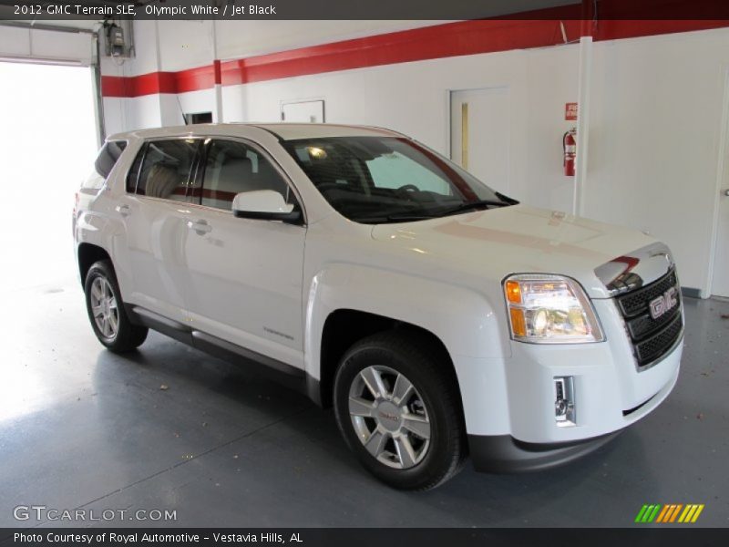 Olympic White / Jet Black 2012 GMC Terrain SLE