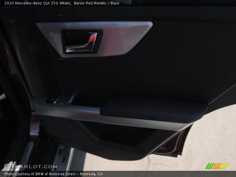 Barolo Red Metallic / Black 2010 Mercedes-Benz GLK 350 4Matic