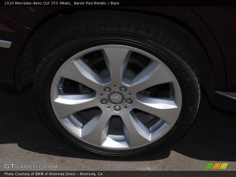 Barolo Red Metallic / Black 2010 Mercedes-Benz GLK 350 4Matic