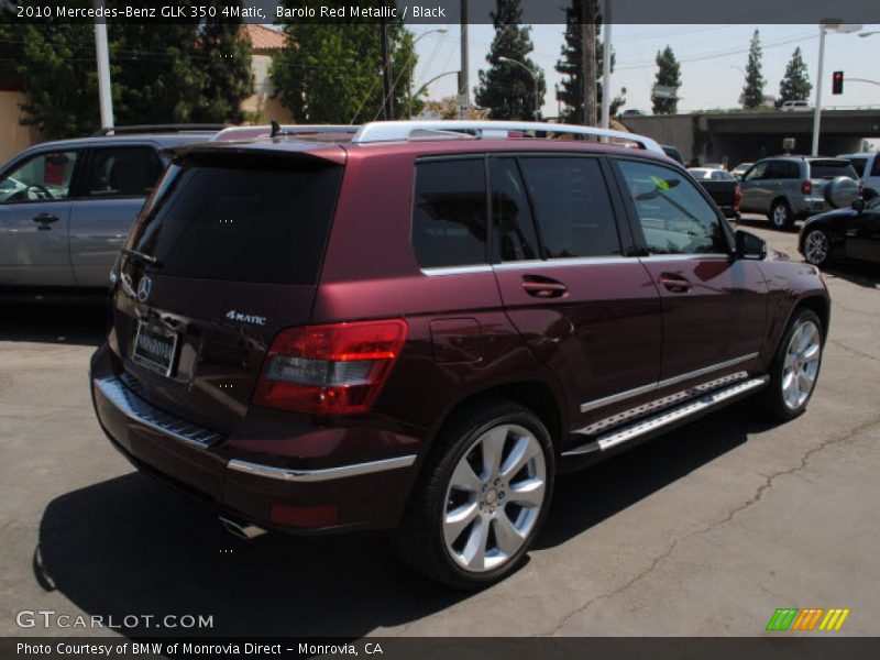 Barolo Red Metallic / Black 2010 Mercedes-Benz GLK 350 4Matic