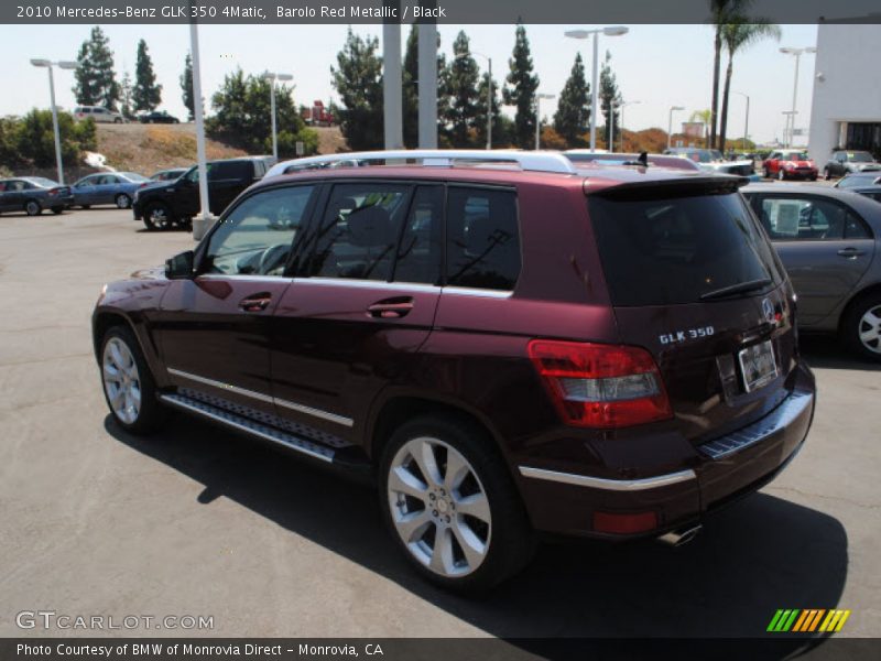 Barolo Red Metallic / Black 2010 Mercedes-Benz GLK 350 4Matic