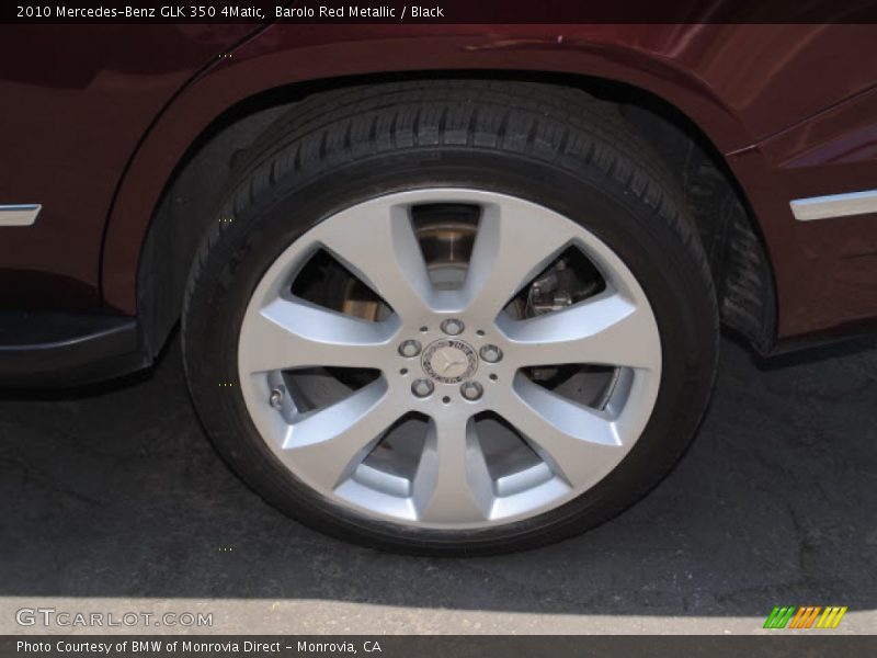 Barolo Red Metallic / Black 2010 Mercedes-Benz GLK 350 4Matic
