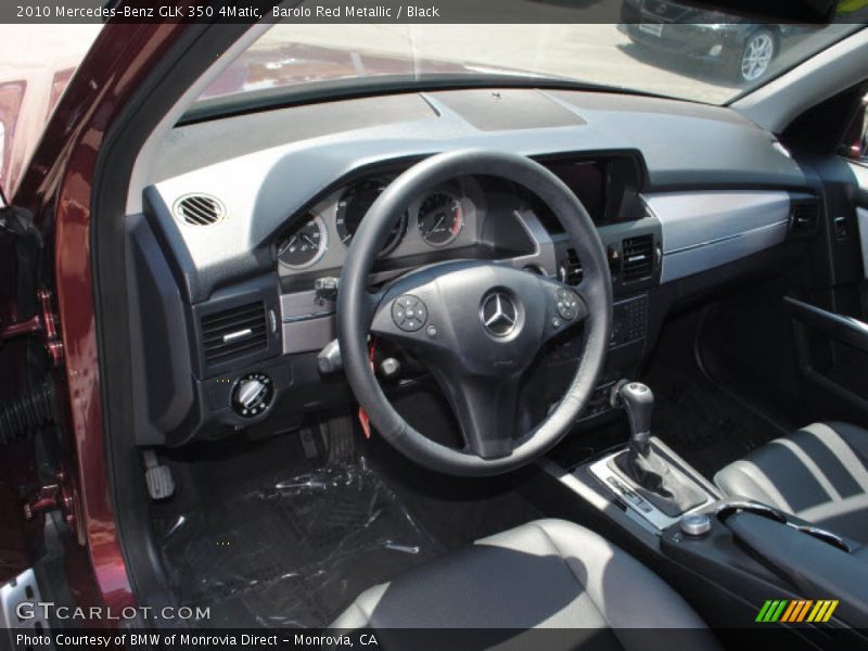 Barolo Red Metallic / Black 2010 Mercedes-Benz GLK 350 4Matic