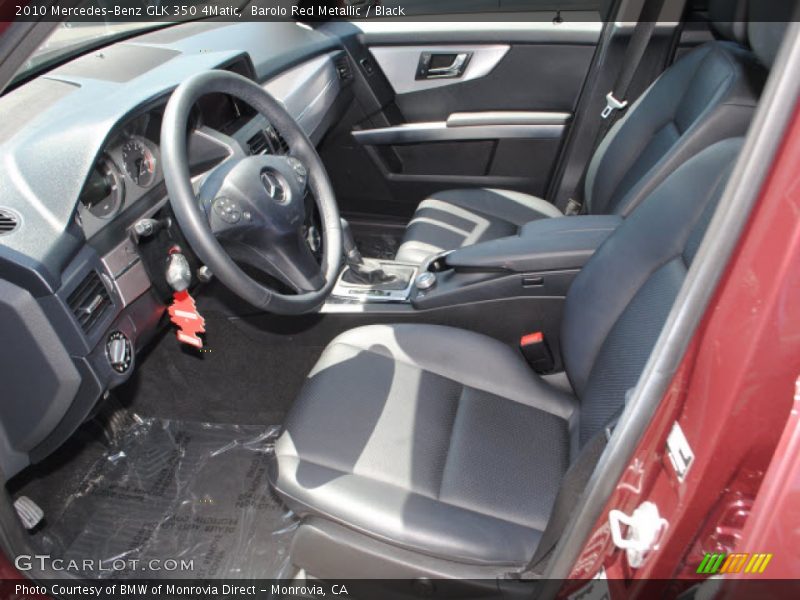 Barolo Red Metallic / Black 2010 Mercedes-Benz GLK 350 4Matic