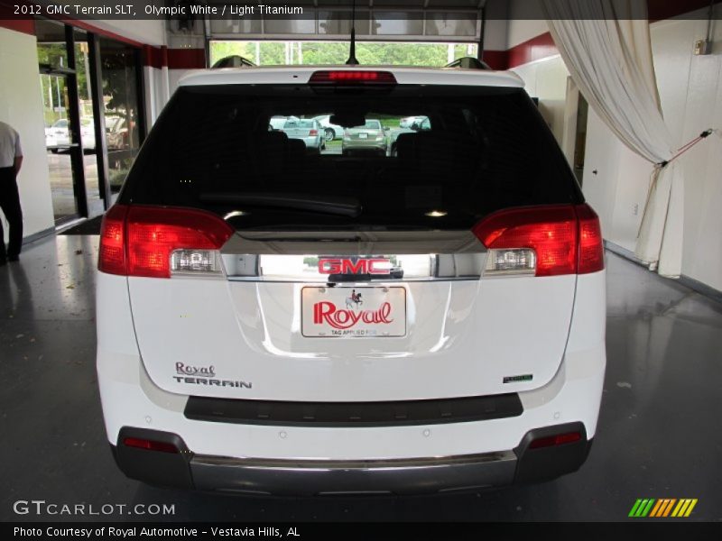 Olympic White / Light Titanium 2012 GMC Terrain SLT