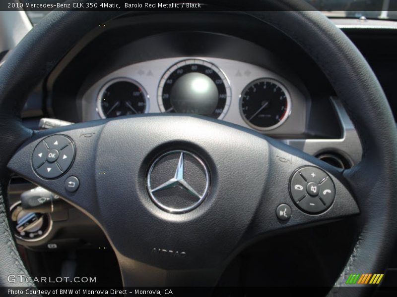 Barolo Red Metallic / Black 2010 Mercedes-Benz GLK 350 4Matic