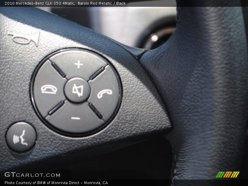 Barolo Red Metallic / Black 2010 Mercedes-Benz GLK 350 4Matic