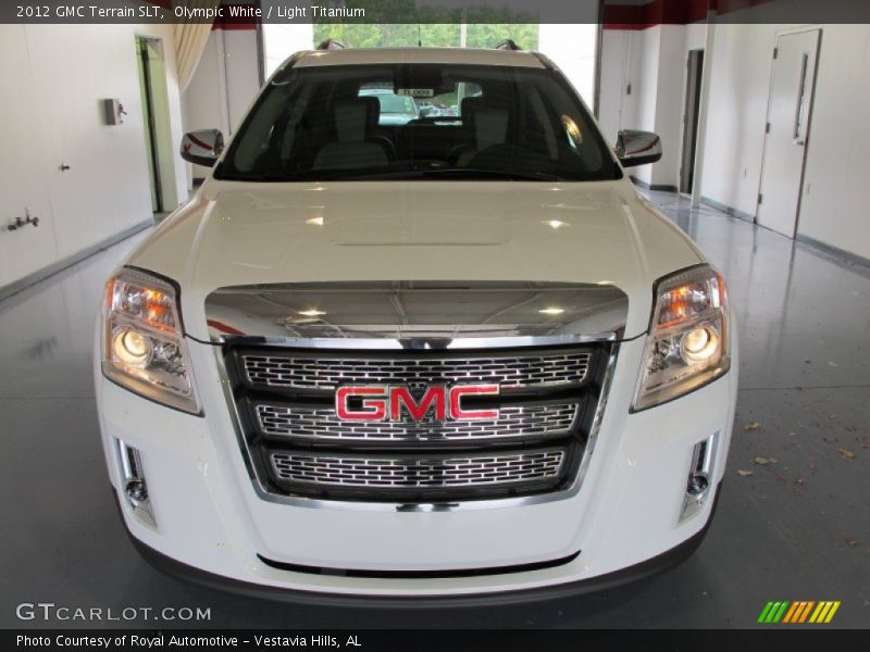 Olympic White / Light Titanium 2012 GMC Terrain SLT