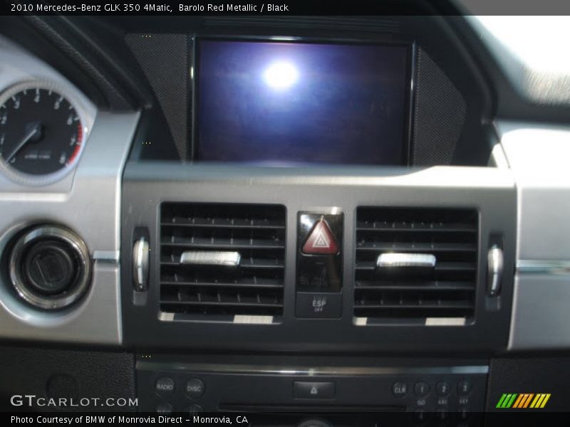 Barolo Red Metallic / Black 2010 Mercedes-Benz GLK 350 4Matic