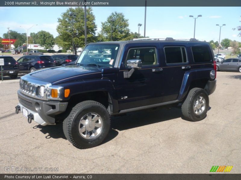Midnight Blue Metallic / Light Cashmere 2008 Hummer H3