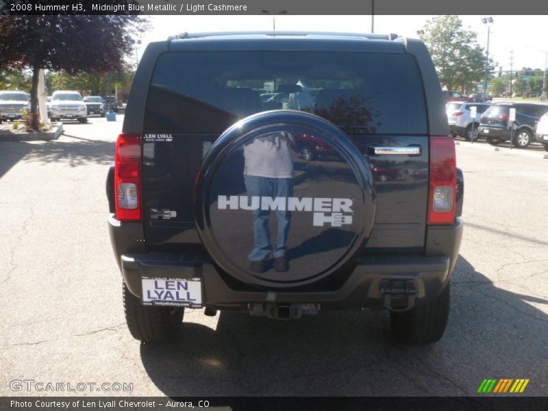 Midnight Blue Metallic / Light Cashmere 2008 Hummer H3