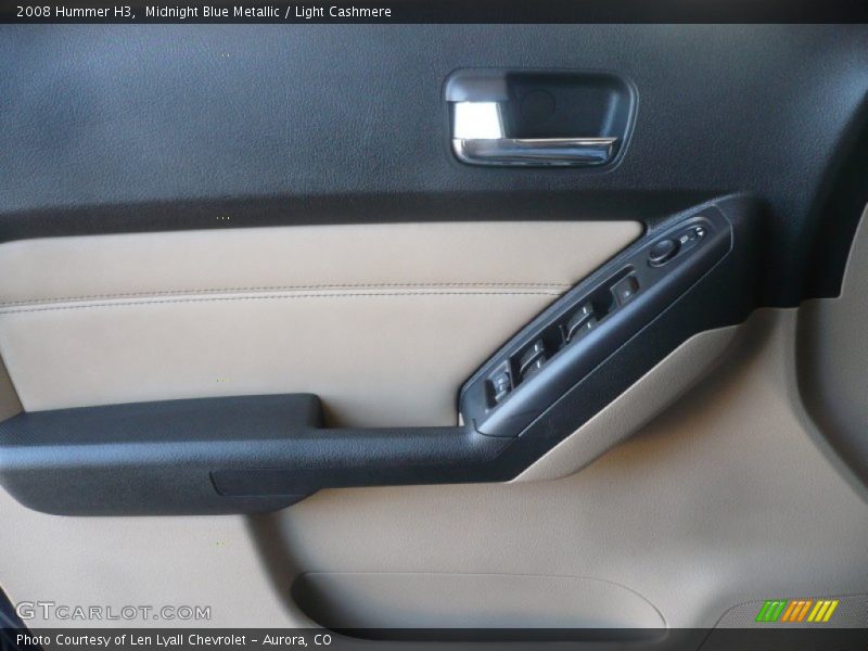 Midnight Blue Metallic / Light Cashmere 2008 Hummer H3