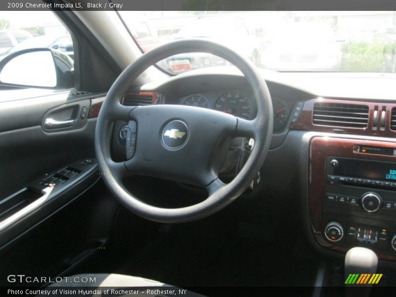 Black / Gray 2009 Chevrolet Impala LS