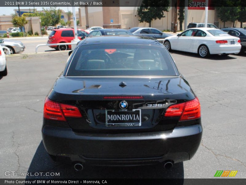 Jet Black / Black 2011 BMW 3 Series 335i Convertible