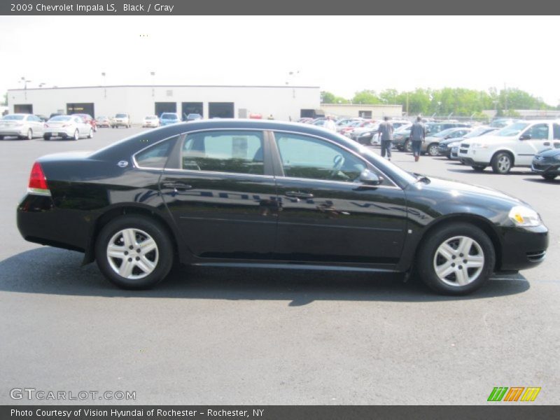 Black / Gray 2009 Chevrolet Impala LS