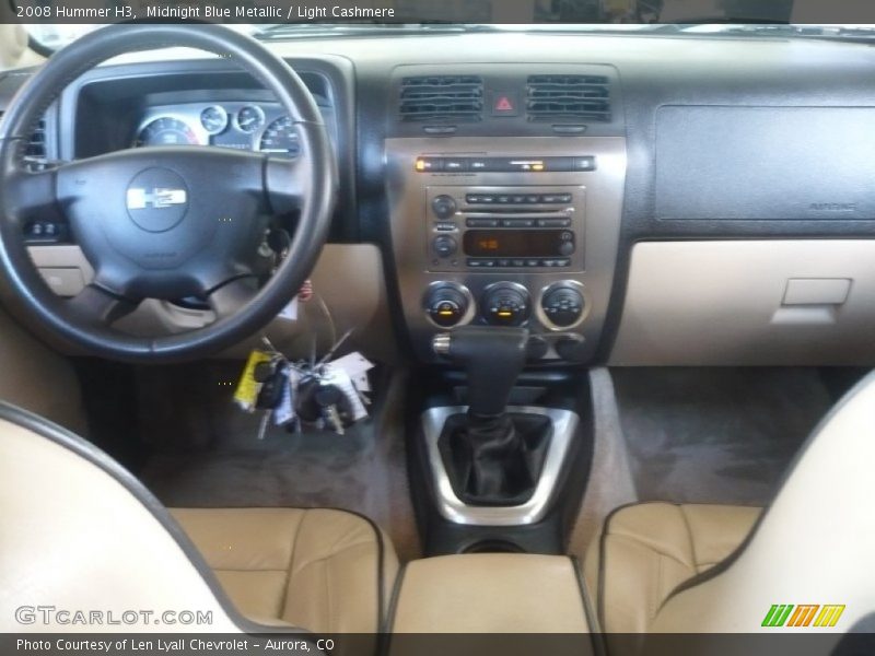 Midnight Blue Metallic / Light Cashmere 2008 Hummer H3