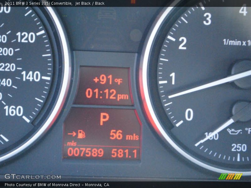 Jet Black / Black 2011 BMW 3 Series 335i Convertible