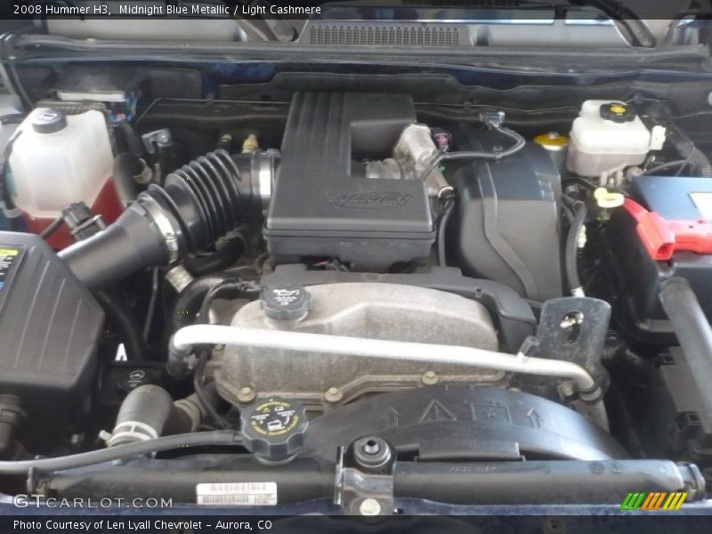  2008 H3  Engine - 3.7 Liter DOHC 20V Vortec Inline 5 Cylinder