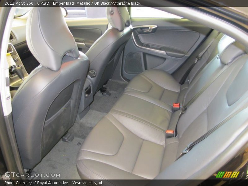 Ember Black Metallic / Off Black/Anthracite Black 2012 Volvo S60 T6 AWD
