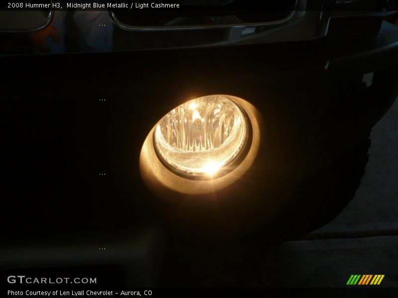 Midnight Blue Metallic / Light Cashmere 2008 Hummer H3