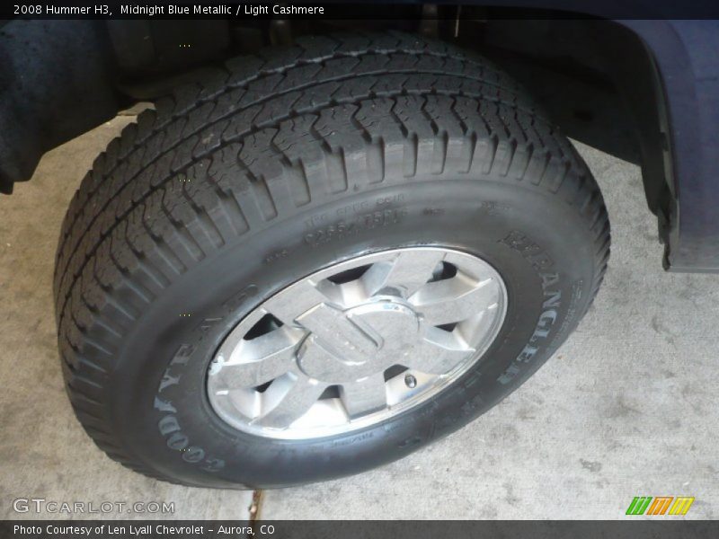 Midnight Blue Metallic / Light Cashmere 2008 Hummer H3