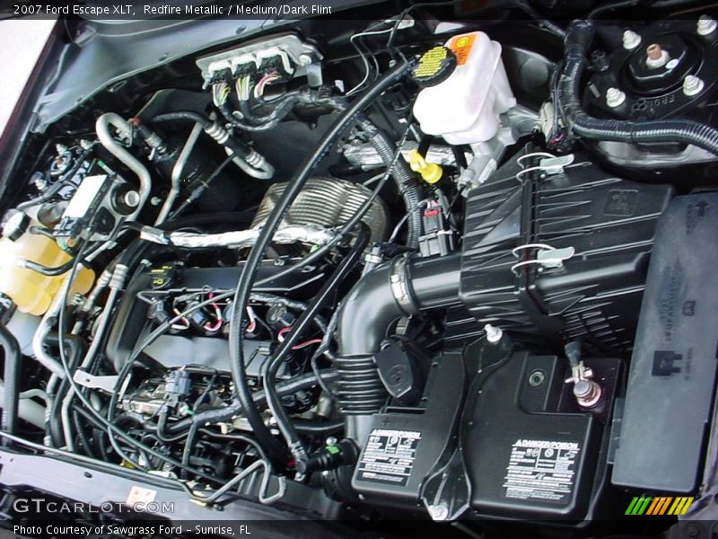 Redfire Metallic / Medium/Dark Flint 2007 Ford Escape XLT