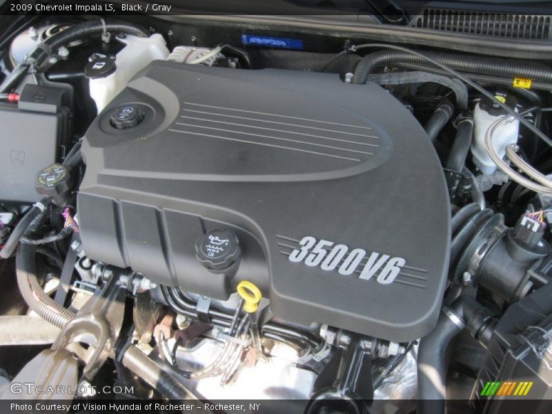 Black / Gray 2009 Chevrolet Impala LS