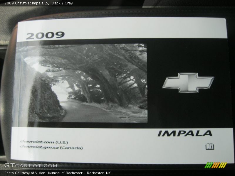 Black / Gray 2009 Chevrolet Impala LS