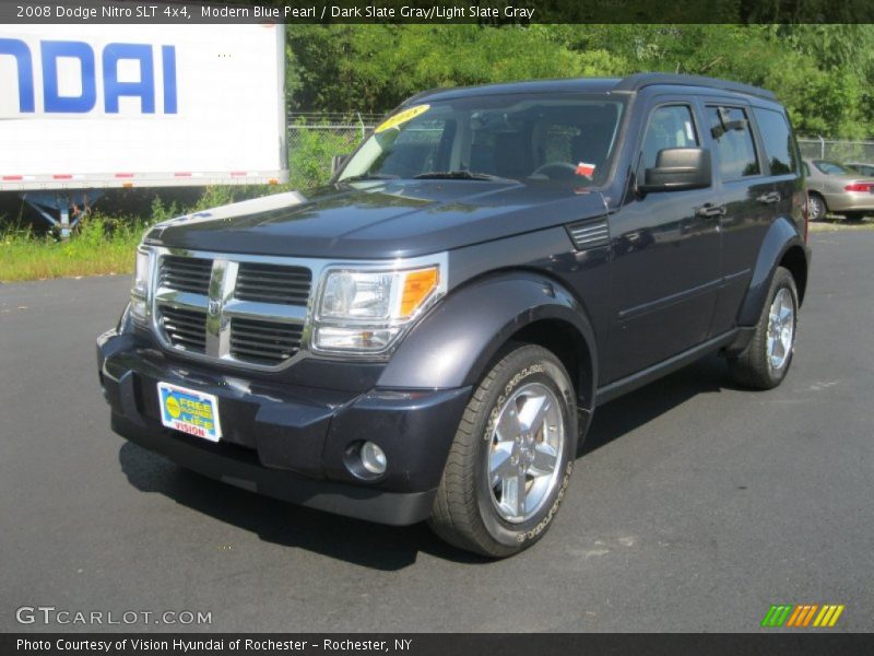 Modern Blue Pearl / Dark Slate Gray/Light Slate Gray 2008 Dodge Nitro SLT 4x4