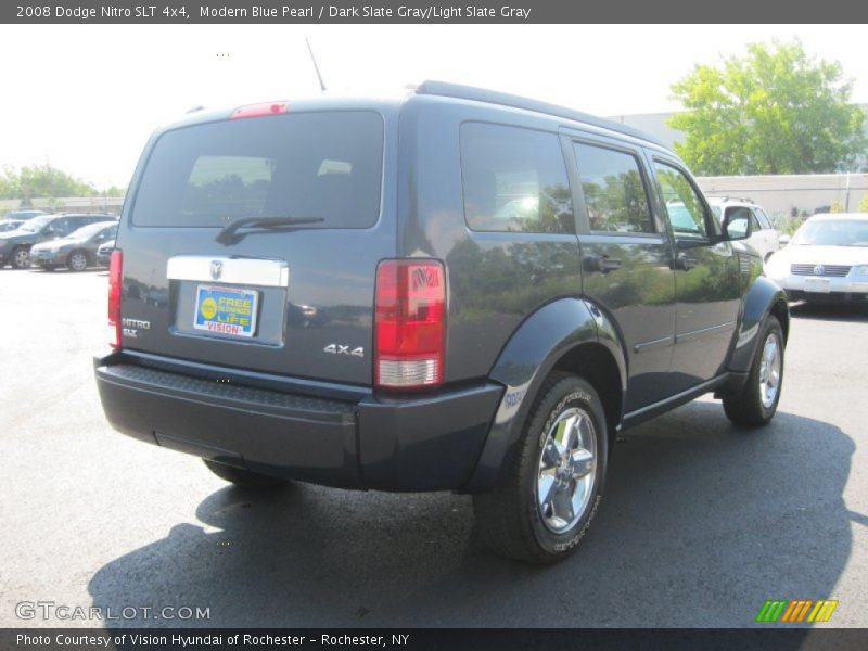 Modern Blue Pearl / Dark Slate Gray/Light Slate Gray 2008 Dodge Nitro SLT 4x4
