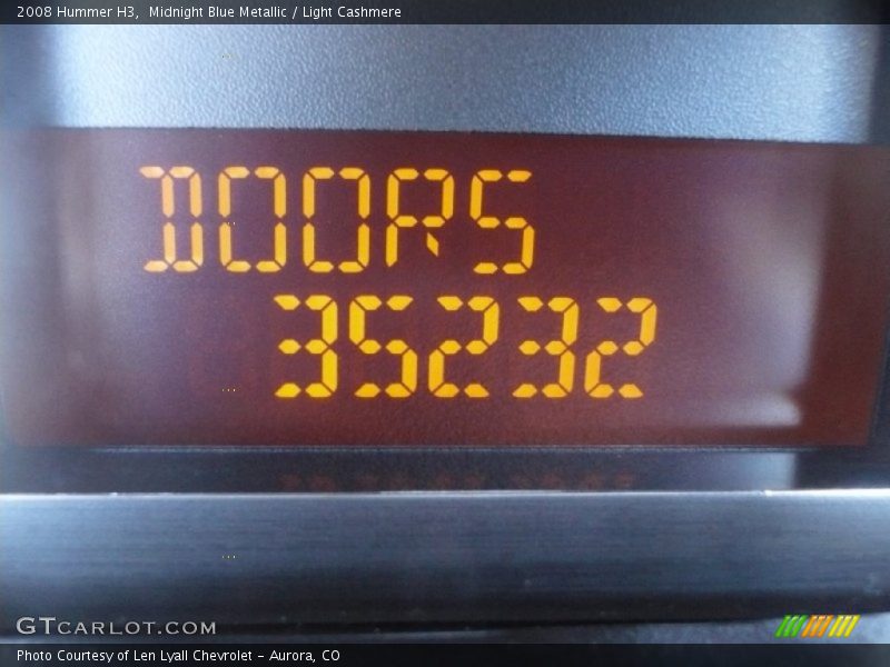 Midnight Blue Metallic / Light Cashmere 2008 Hummer H3