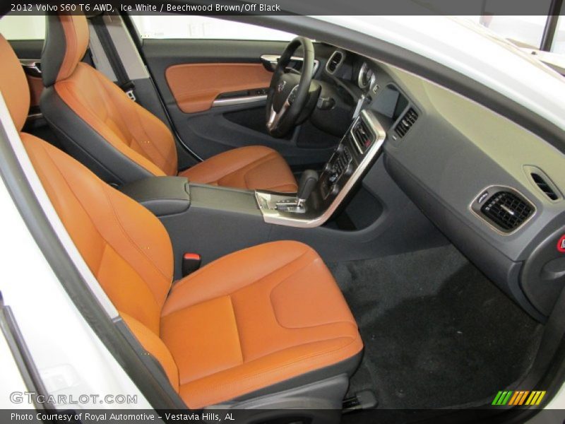  2012 S60 T6 AWD Beechwood Brown/Off Black Interior