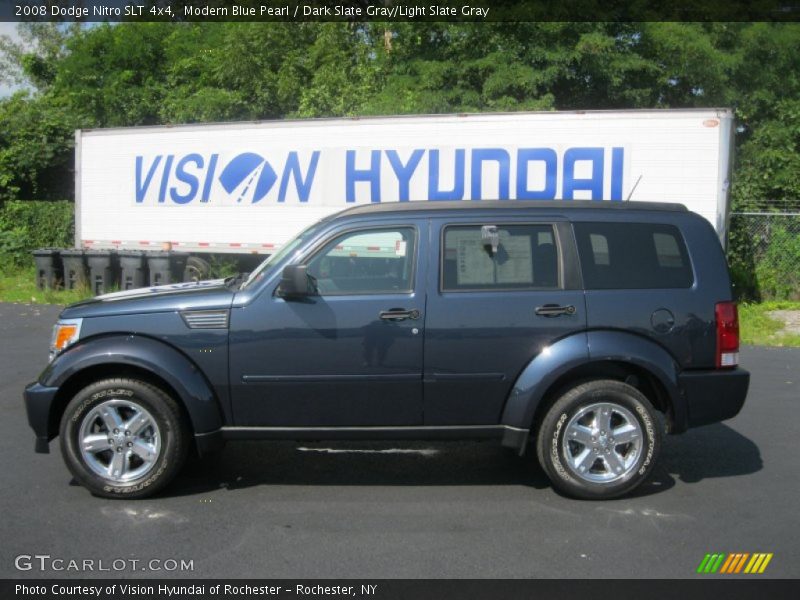Modern Blue Pearl / Dark Slate Gray/Light Slate Gray 2008 Dodge Nitro SLT 4x4
